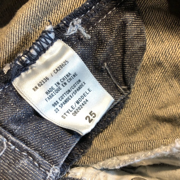 Guess women’s skinny Jeans Size 25 front and back Pockets - Picture 6 of 10